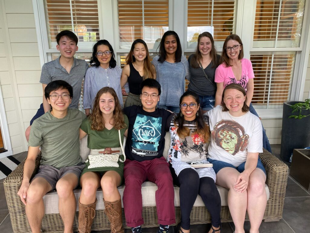 Group photo of lab members from Fall, 2019.