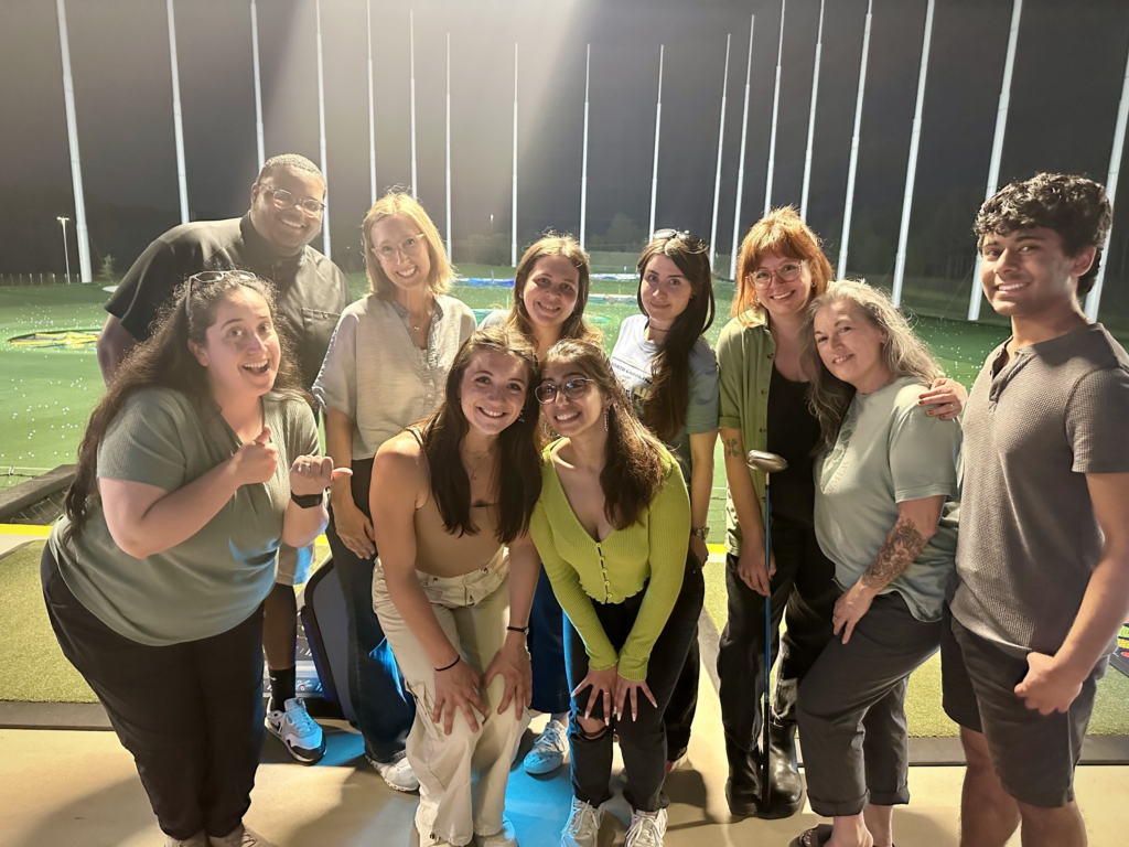 Spring 2024 Lab Top Golf Outing with Liz