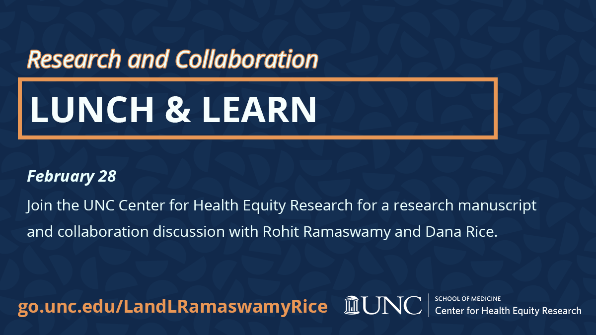 Banner graphic for a Research and Collaboration Lunch & Learn. All info in the event text.