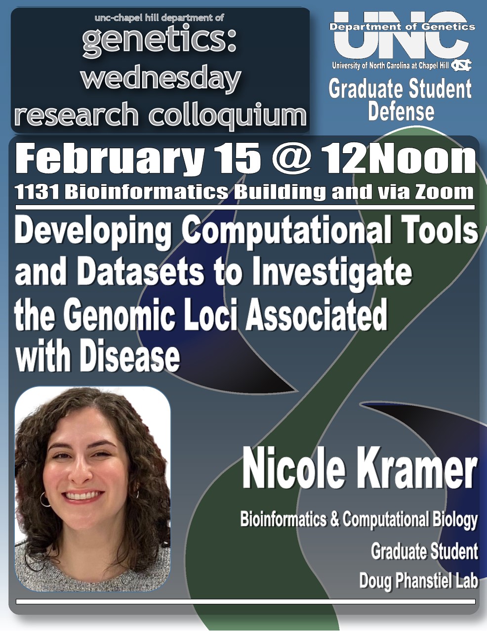 Genetics Colloquium_23 0215 Nicole Kramer
