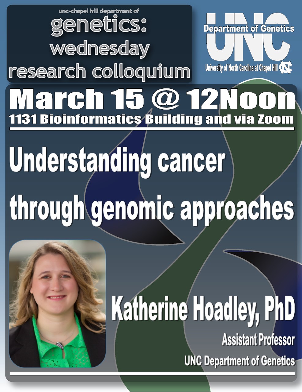 Genetics Colloquium_23 0315 Katherine Hoadley