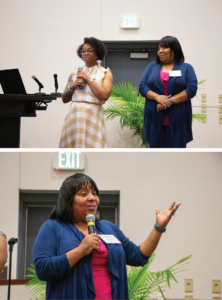 Alicia Jones and Dr. Khalilah Johnson speak at the 12th Annual Occupational Therapy Summit of Scholars