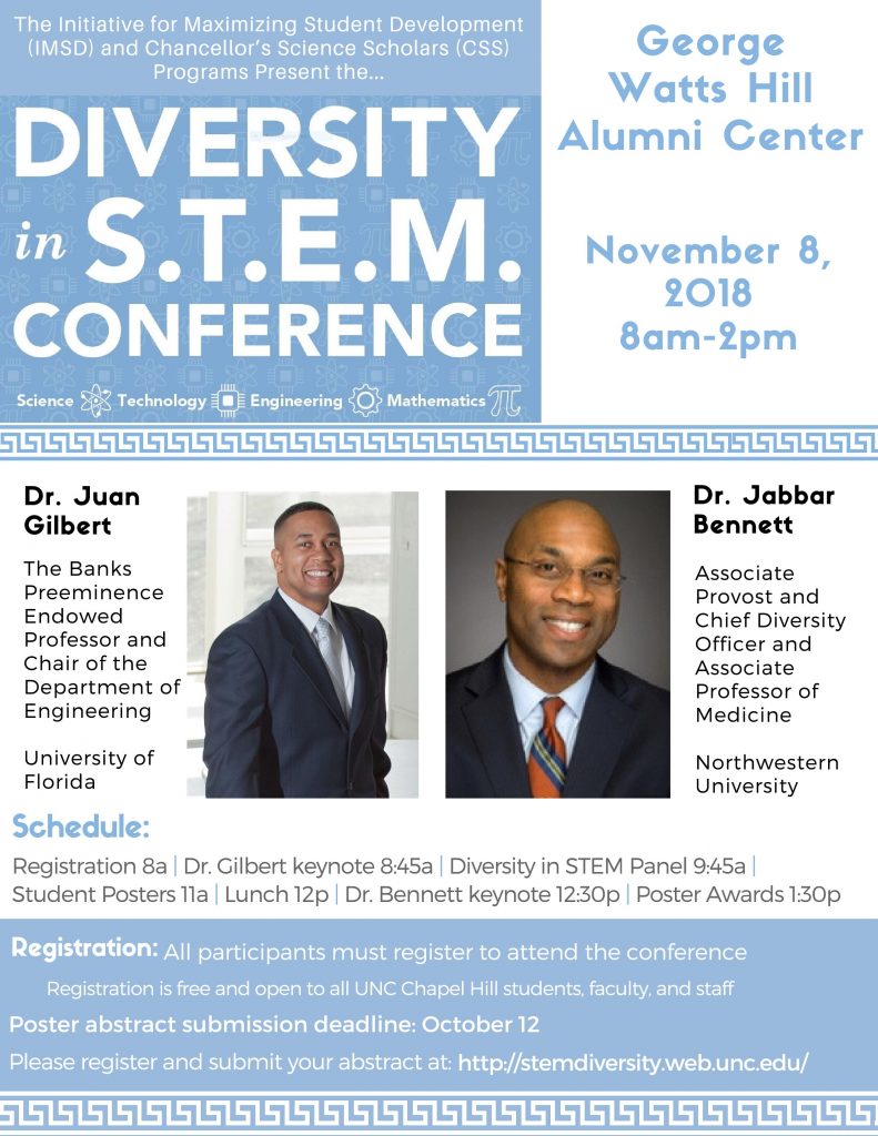 UNC Diversity in STEM Conference Initiative for Maximizing Student