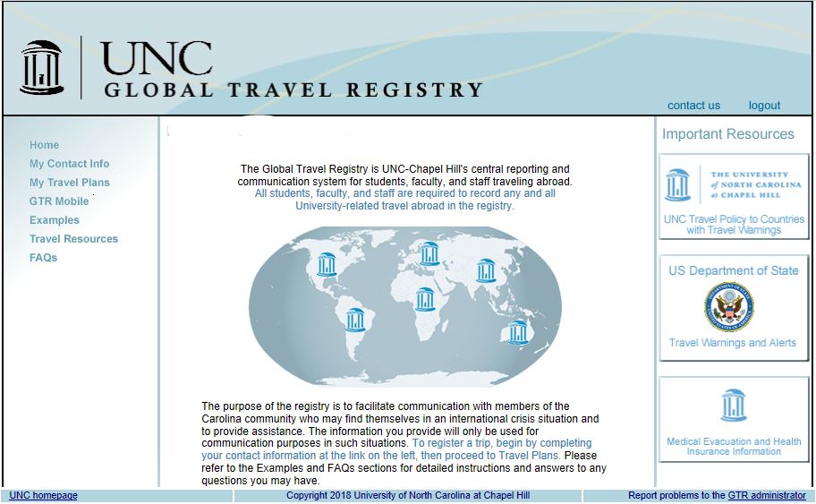 unc travel funds