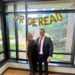 Gray Gereau and mentor, Zoe McElligott at his PhD defense