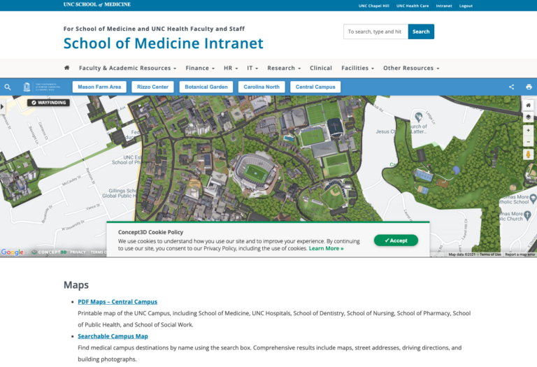 School Of Medicine Intranet Website 768x525 